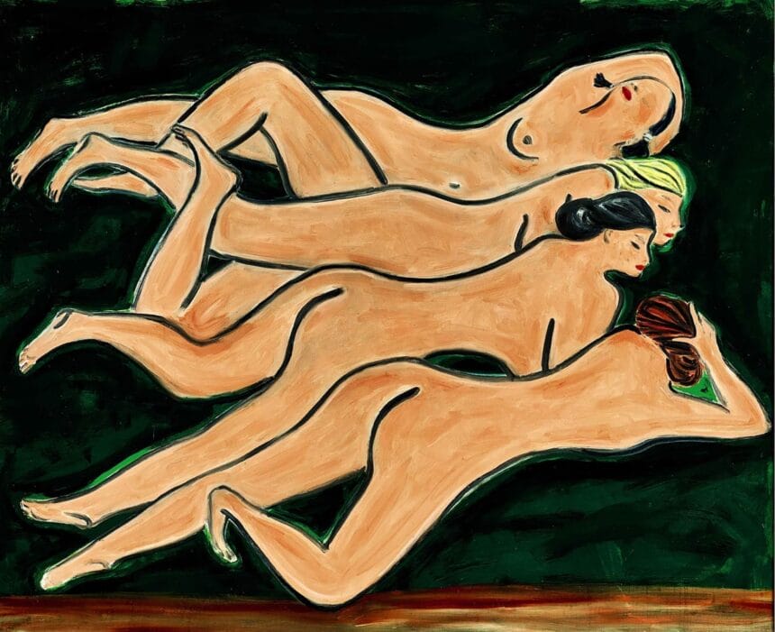 Sanyu, Quatre Nus. Sold for US$33.3 million.