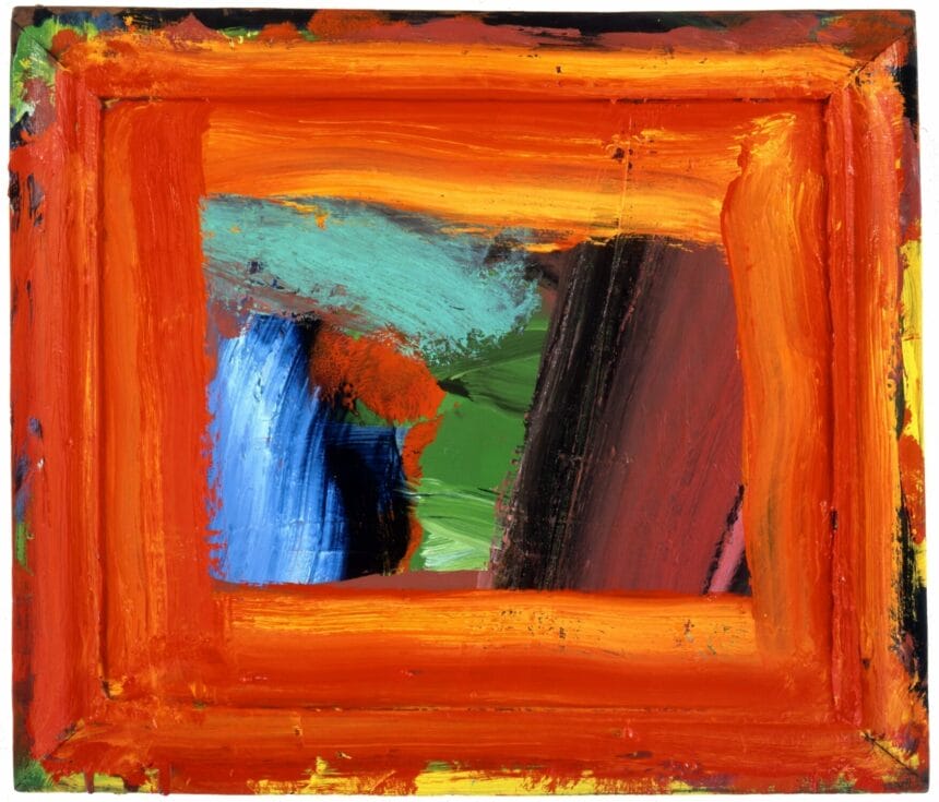 Howard Hodgkin, Learning About Russian Music (1999). Oil on wood, © Howard Hodgkin Estate courtesy Hazlitt Holland-Hibbert