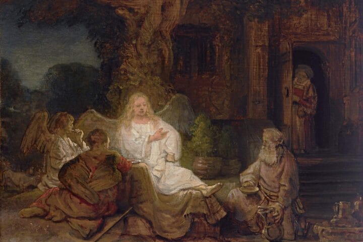 Rembrandt Biblical Scene