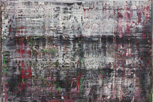 Gerhard Richter (German, b. 1932). Birkenau, 2014. Oil on canvas, 8 ft. 6 3/8 in. x 78 3/4 in. (260 x 200 cm). Private Collection. © Gerhard Richter 2020 (03032020).