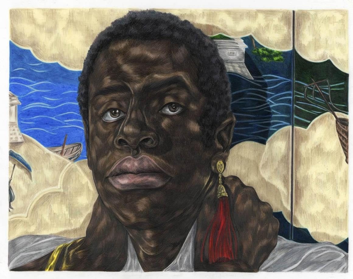 Toyin Ojih Odutola, Nanban, 2020