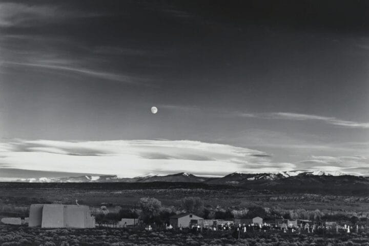 Ansel Adams Moonrise, Hernandez, New Mexico Estimate $700,000/1 million