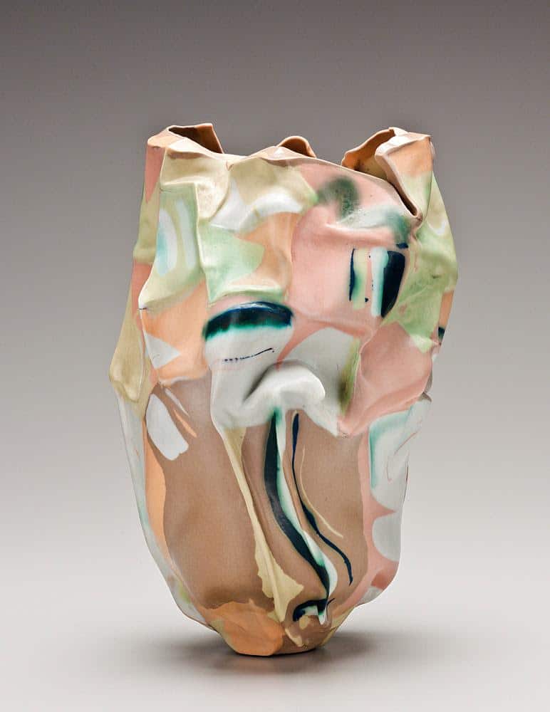 Babs Haenen. Spring Dunes, 1988. Porcelain, 15 1/8 in. (38.4 cm). The Metropolitan Museum of Art, New York, Gift of Robert A. Ellison Jr., in celebration of the Museum's 150th Anniversary, 2020 (2020.296.35). Courtesy Hostler Burrows, New York. Photography by Robert A. Ellison Jr