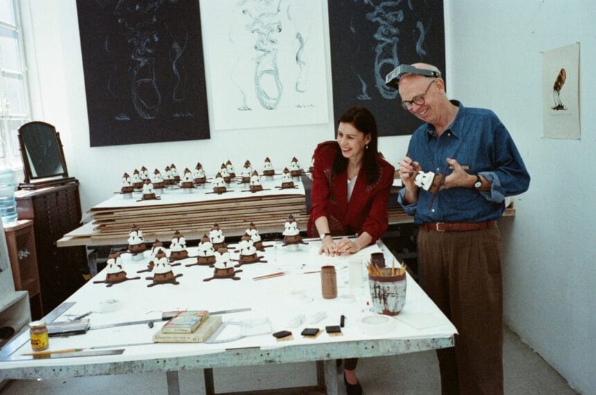 Claes Oldenburg and Coosje van Bruggen © 1990 Sidney B. Felsen