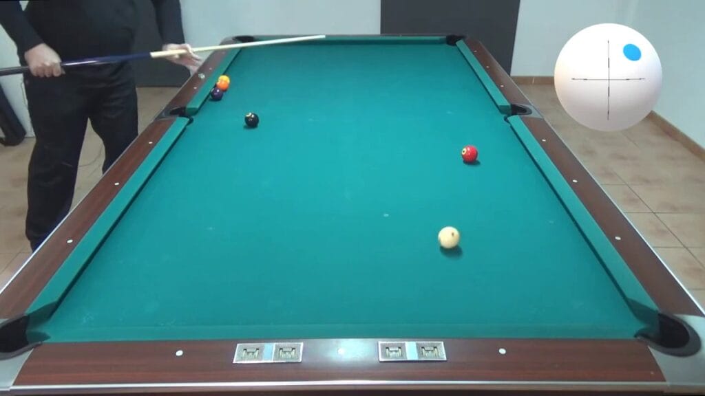 Tiro de “Corrido” (Follow Shot) en Billar Americano (Pool). @José Marí de Billiard Fanatic