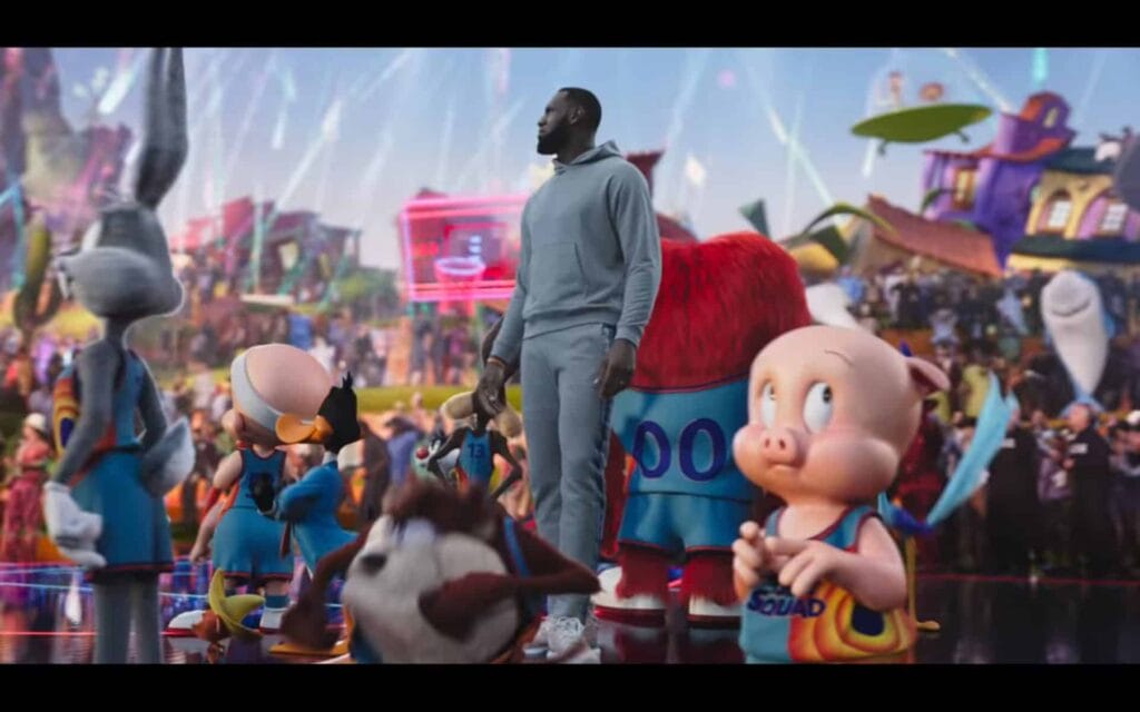 Space Jam: Nuevas leyendas (2021). Película con LeBron James