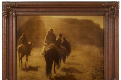 EDWARD S. CURTIS (1868-1952), The Vanishing Race, 1904 Price realized: $100,313 (estimate: $20,000-30,000)