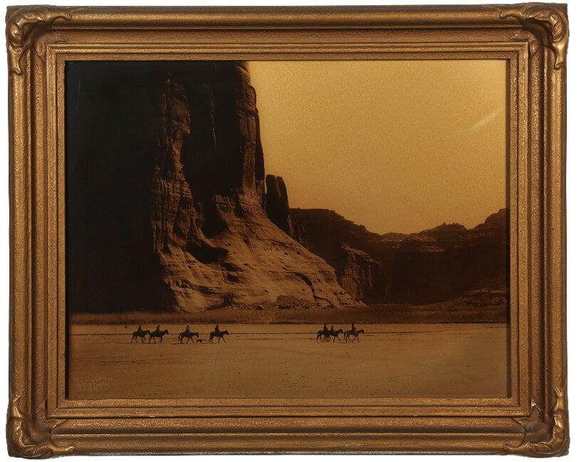 EDWARD S. CURTIS (1868-1952), Cañon de Chelley, 1904  Price realized: $62,813  (estimate: $30,000-50,000)