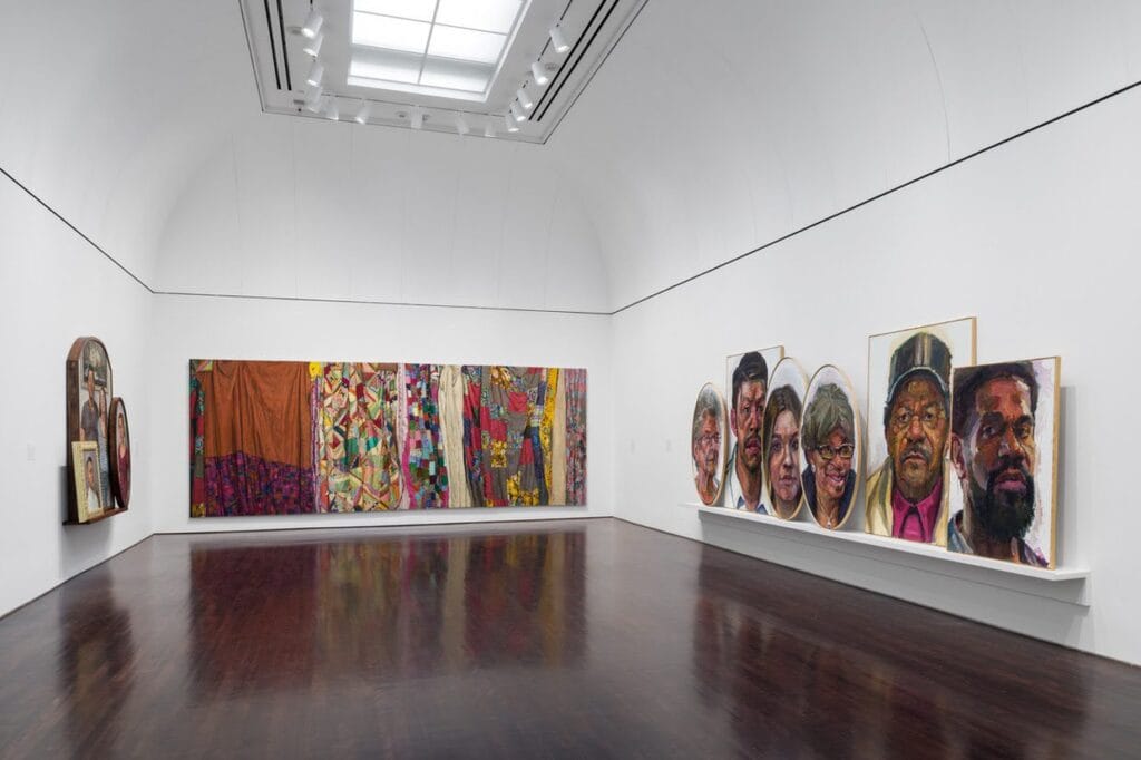 Sedrcik Huckaby, Sedrick Huckaby, 2021, Installation view, Blanton Museum of Art