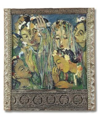 Irma Stern (South African, 1894-1966) Lelemana Dancers. Estimate £700,000-1,000,000