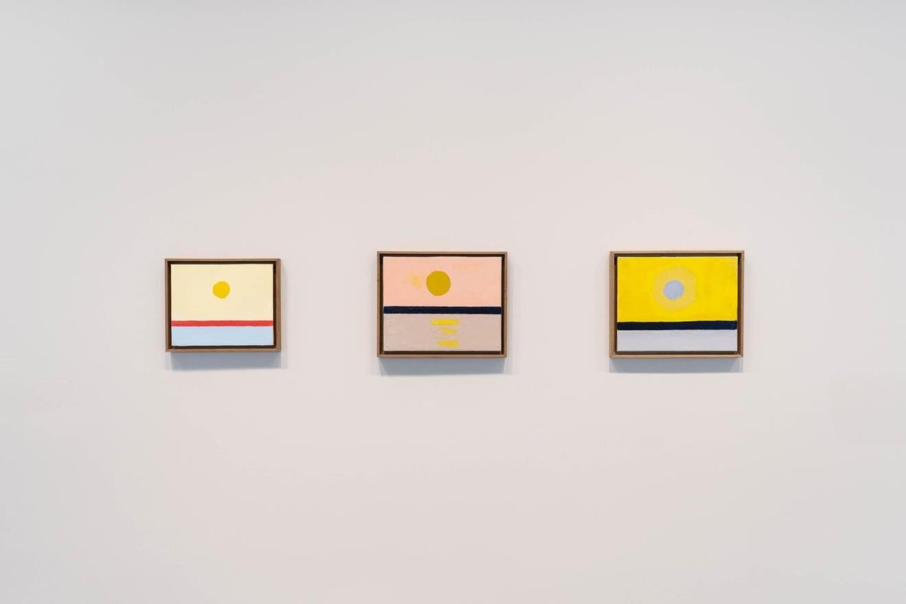 Installation view, Etel Adnan: Light’s New Measure, Solomon R. Guggenheim Museum, New York.