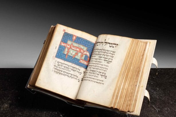 The Luzzatto High Holiday Mahzor Southern Germany Late 13th - Early 14th Century Estimate $4/6 Million Sold for $8.3 Million