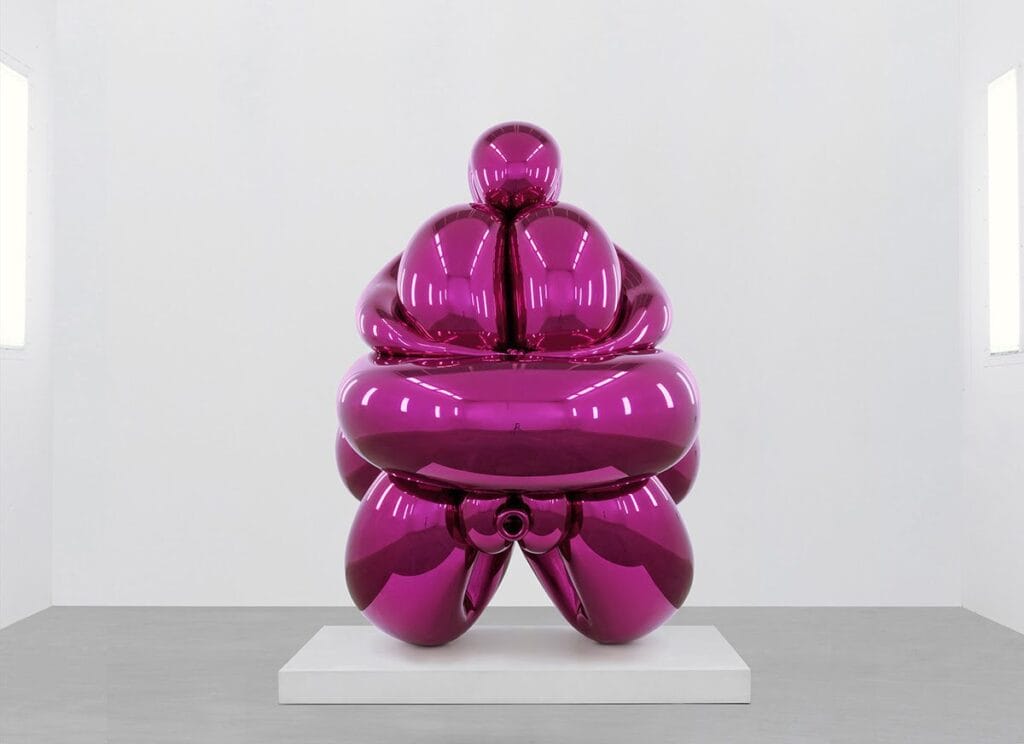 Jeff Koons, Balloon Venus Hohlen Fels (Magenta), 2013-2019 © Jeff Koons