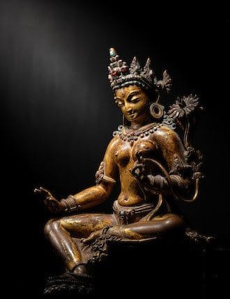 A Gilt Copper Alloy Figure of Tara Early Malla Period, 13th century Estimate: US$500,000-700,000