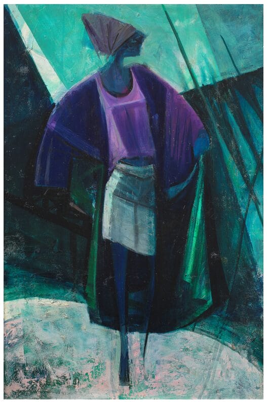 Yusuf Adebayo Cameron Grillo (Nigerian, 1934-2021), The Dancing Bride, circa mid-1960s. Sold for £350,250.