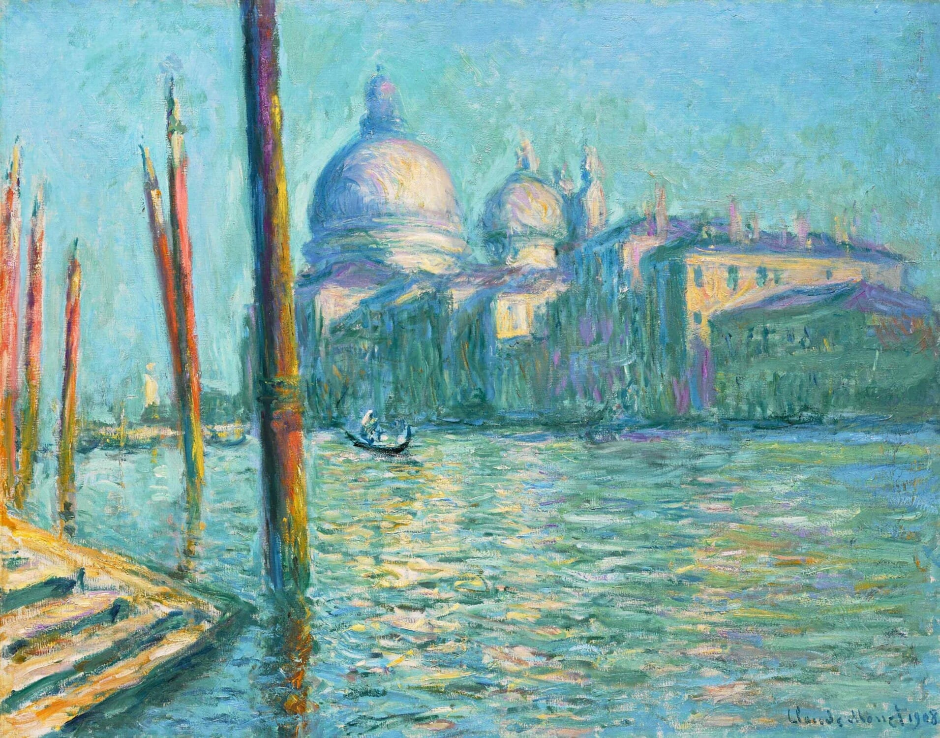 Claude Monet, Le Grand Canal et Santa Maria della Salute, 1908. Courtesy of Sotheby's