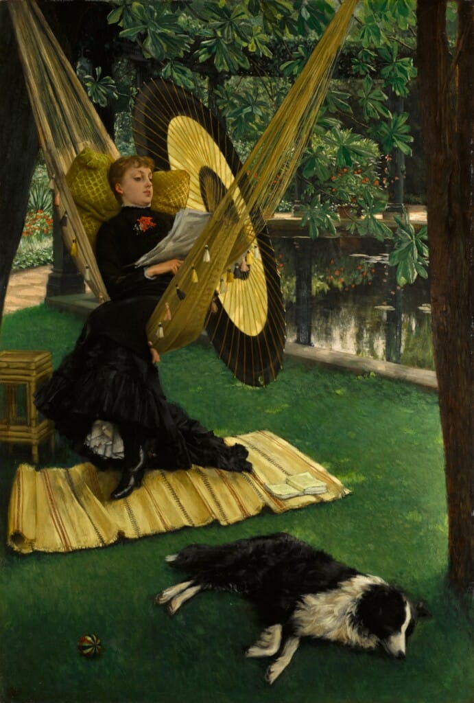 James Jacques Joseph Tissot’s The Hammock (est. £1,500,000-2,000,000). Photo Courtesy of Sotheby's