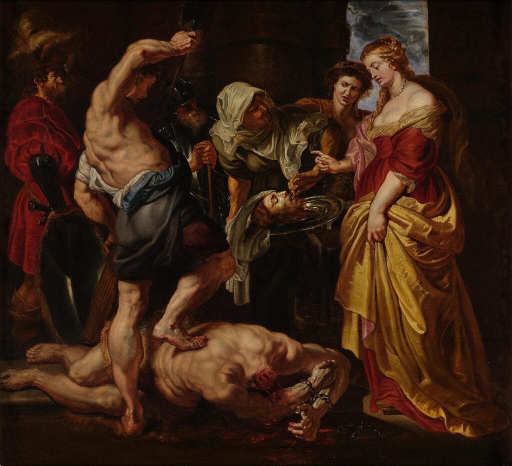 Sir Peter Paul Rubens Salome presented with the severed head of Saint John the Baptist, c.1609 Estimate $25,000,000 – 35,000,000 