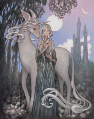 Amy Sol_Under the Lilac Wood_Oil on panel_20_ x 16_