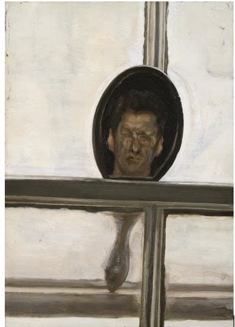 Lucian Freud, Interior with Hand Mirror