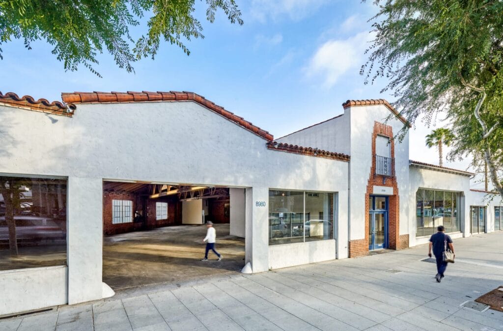 Exterior view, The site of Hauser & Wirth West Hollywood Courtesy Hauser & Wirth Photo: Don Schoenholz Photography (I) 2022