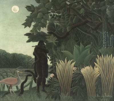 Le charmeur de serpents, 1907.
