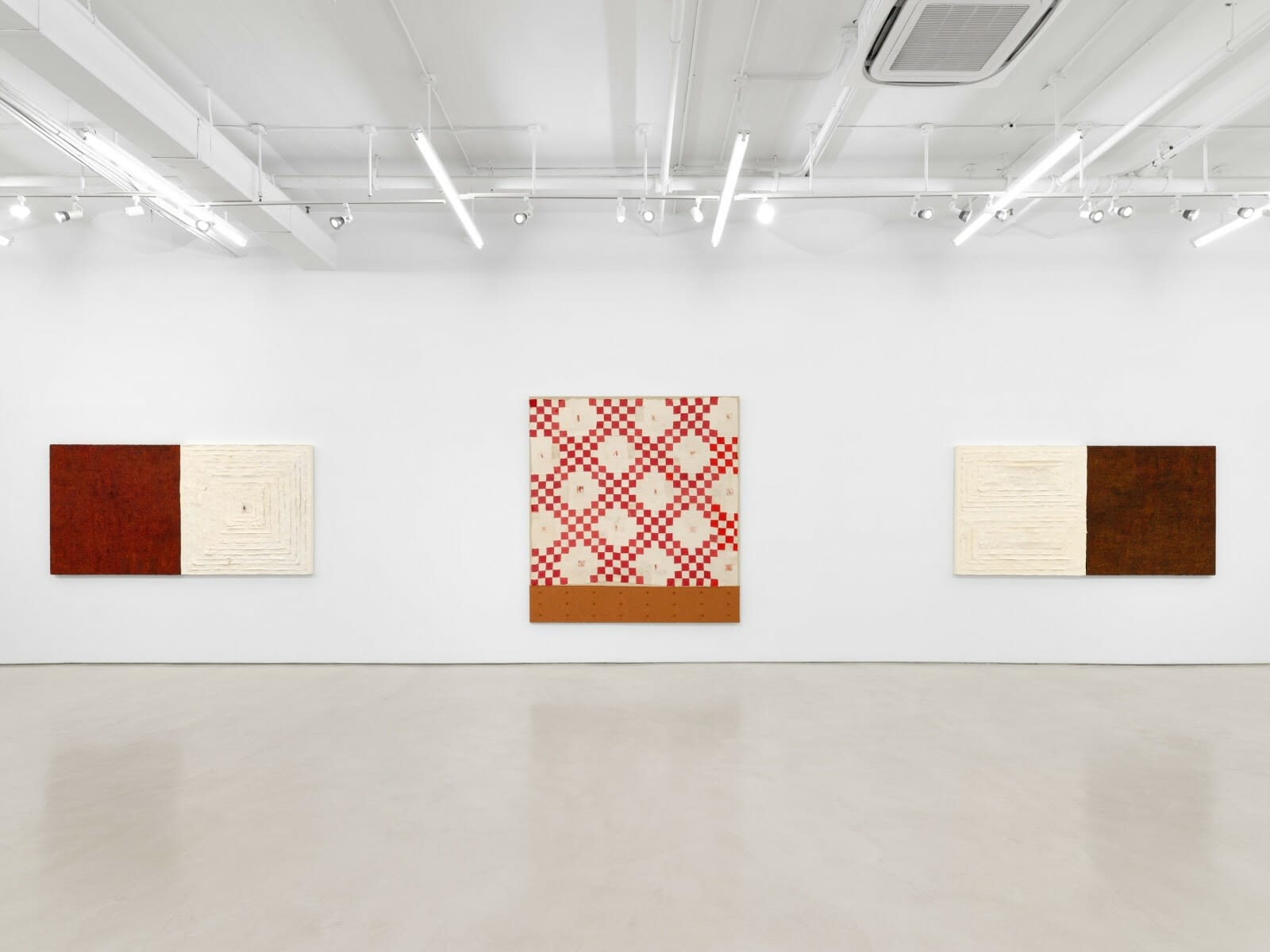 Installation view: Harmony Hammond: Accumulations, Alexander Gray Associates, New York, 2023