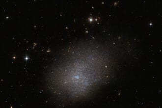 Hubble Sees a Sparkling Neighbor Galaxy