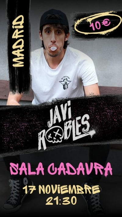 Javi Robles regresa a Madrid | Concierto el 17 de noviembre en Sala Cadavra Javi Robles