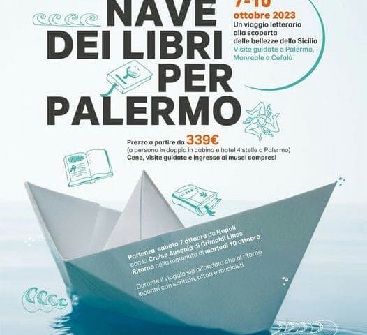Parte da Napoli la Nave dei libri per Palermo