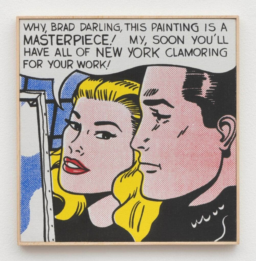 (RP-720) Richard Pettibone, Roy Lichtenstein, 'Masterpiece', 1962, 1975

Acrylic and silkscreen on canvas

7 1/2 x 7 1/2 inches (19.05 x 19.05 centimeters)