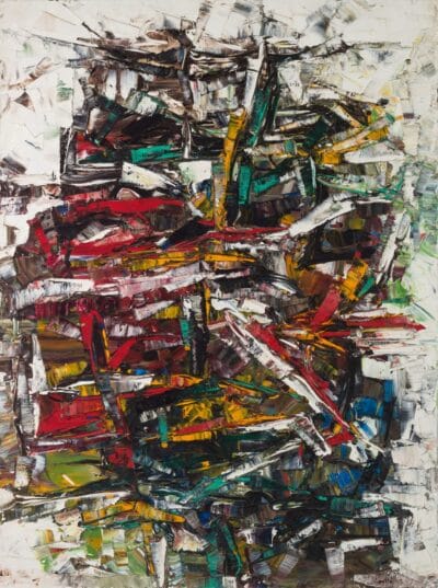 Self, un rare autoportrait de Jean Paul Riopelle, a été vendu à la vente aux enchères en direct d'automne de la Maison Heffel pour 3 901 250 $. (Groupe CNW/Maison de ventes aux enchères Heffel)