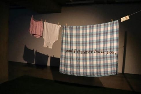 Exodus Crooks, Doing Duties for Miss Dell (2023), installation view Epiphany (Temporaire), courtesy ICF and Ort Gallery.