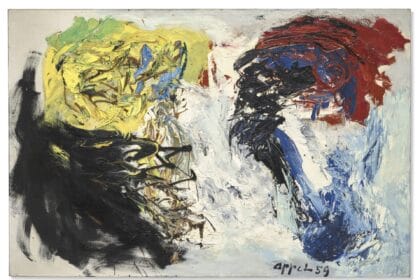 Karel Appel, Deux mondes (1959, price realised: €226,800)