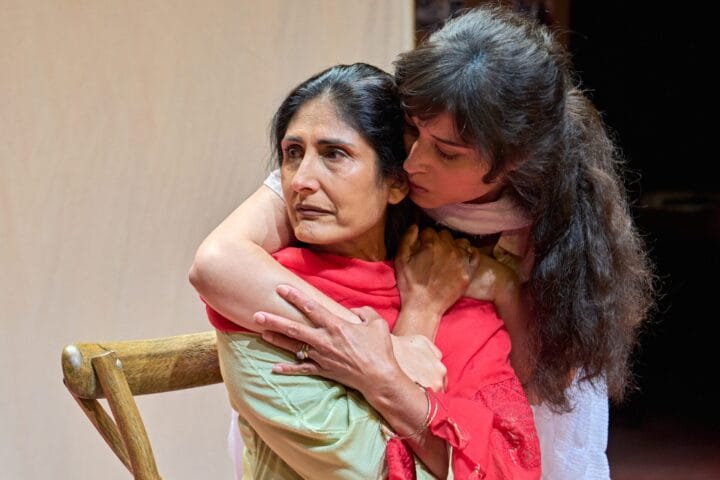 Renu Brindle and Sujaya Dasgupta in SILENCE - Donmar Warehouse and Tara Theatre - photo by Manuel Harlan