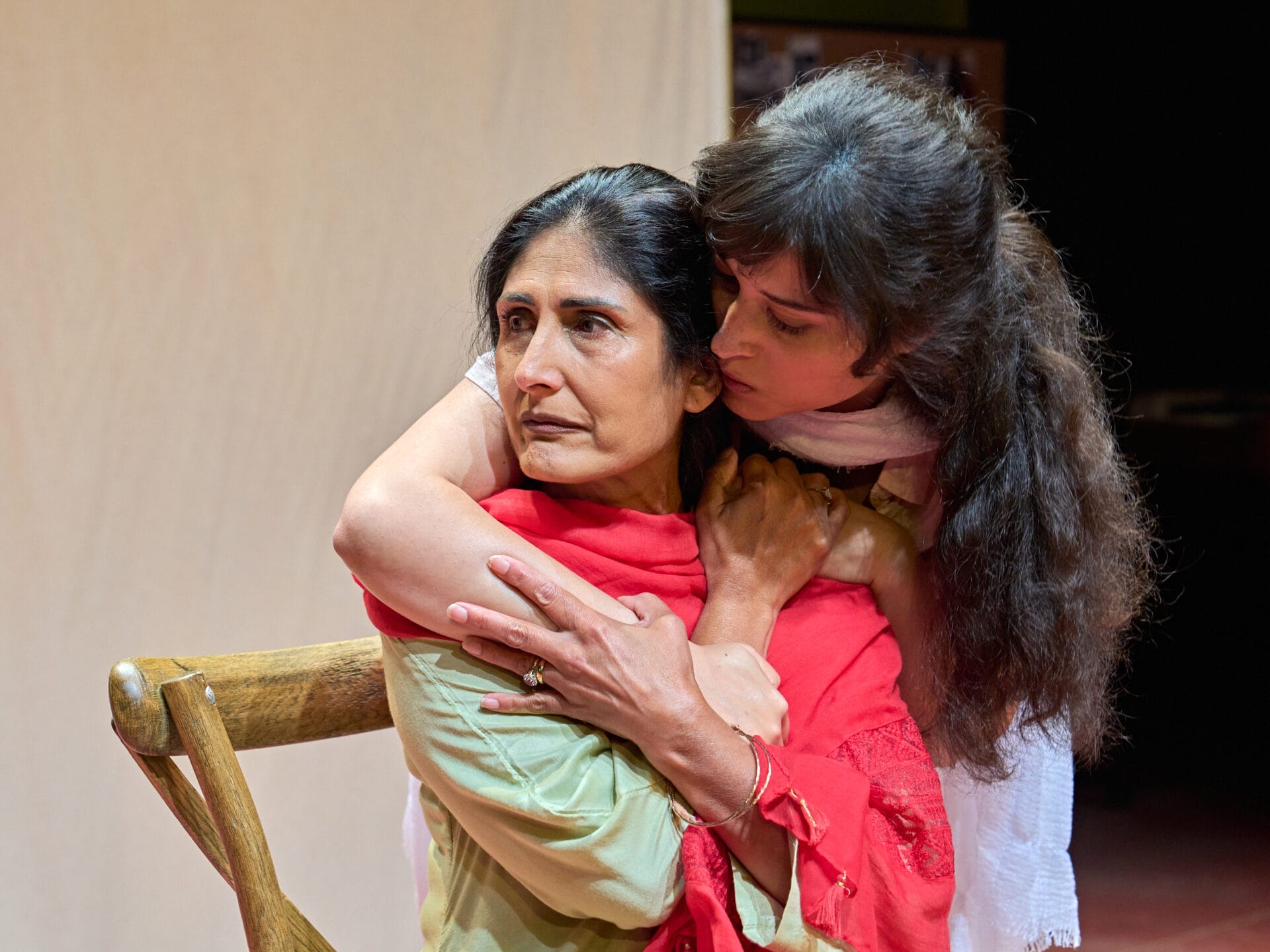 Renu Brindle and Sujaya Dasgupta in SILENCE - Donmar Warehouse and Tara Theatre - photo by Manuel Harlan