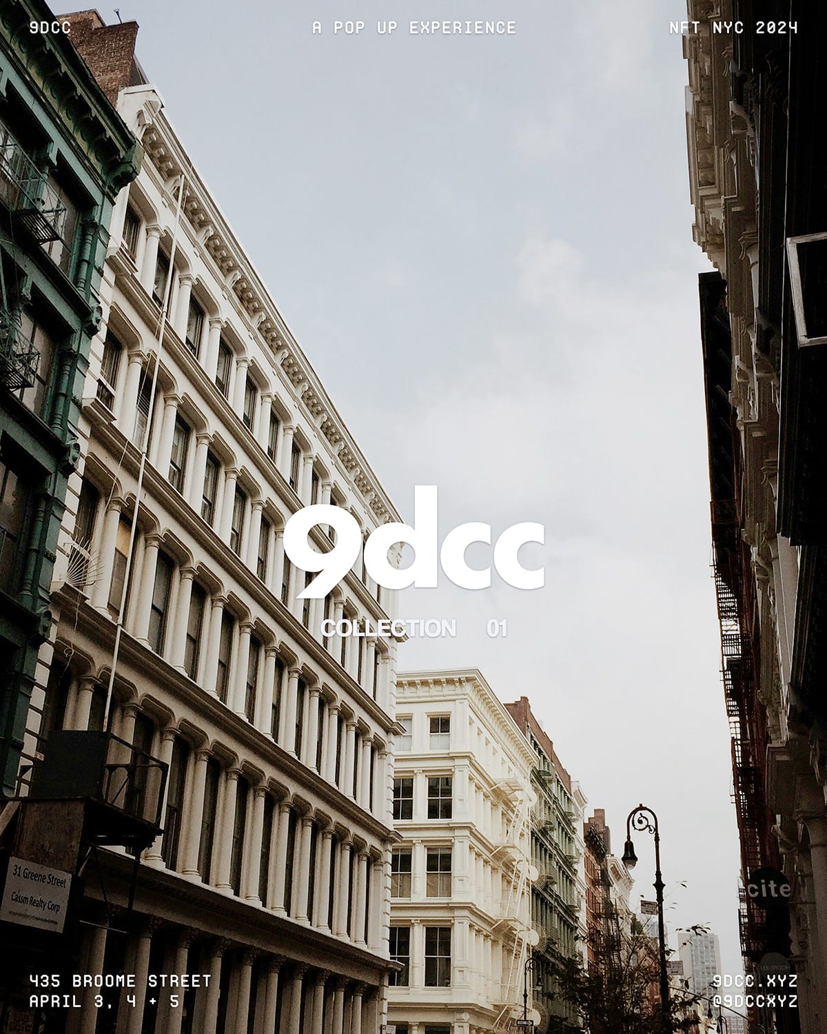 9dcc Announces Collection 01 Pop-Up Experience in SoHo, New York City