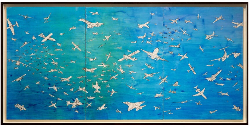 Alighiero Boetti, Aerei,