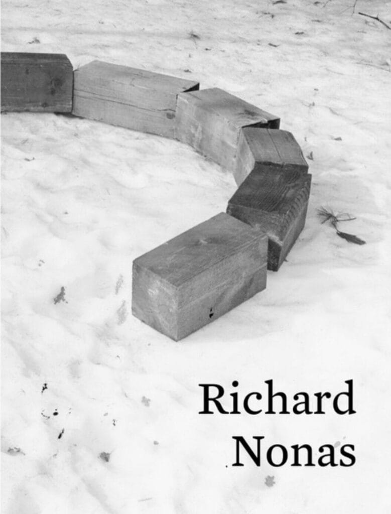 Cover of Richard Nonas monograph.