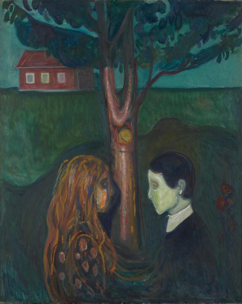 Edvard Munch: Eye in Eye (1899–1900). Munch Museum, Oslo. Photo: Munch Museum / Ove Kvavik.