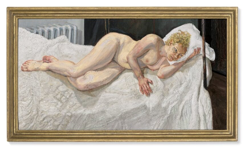 Lucian Freud, Ria, Naked Portrait. Painted in 2006-2007