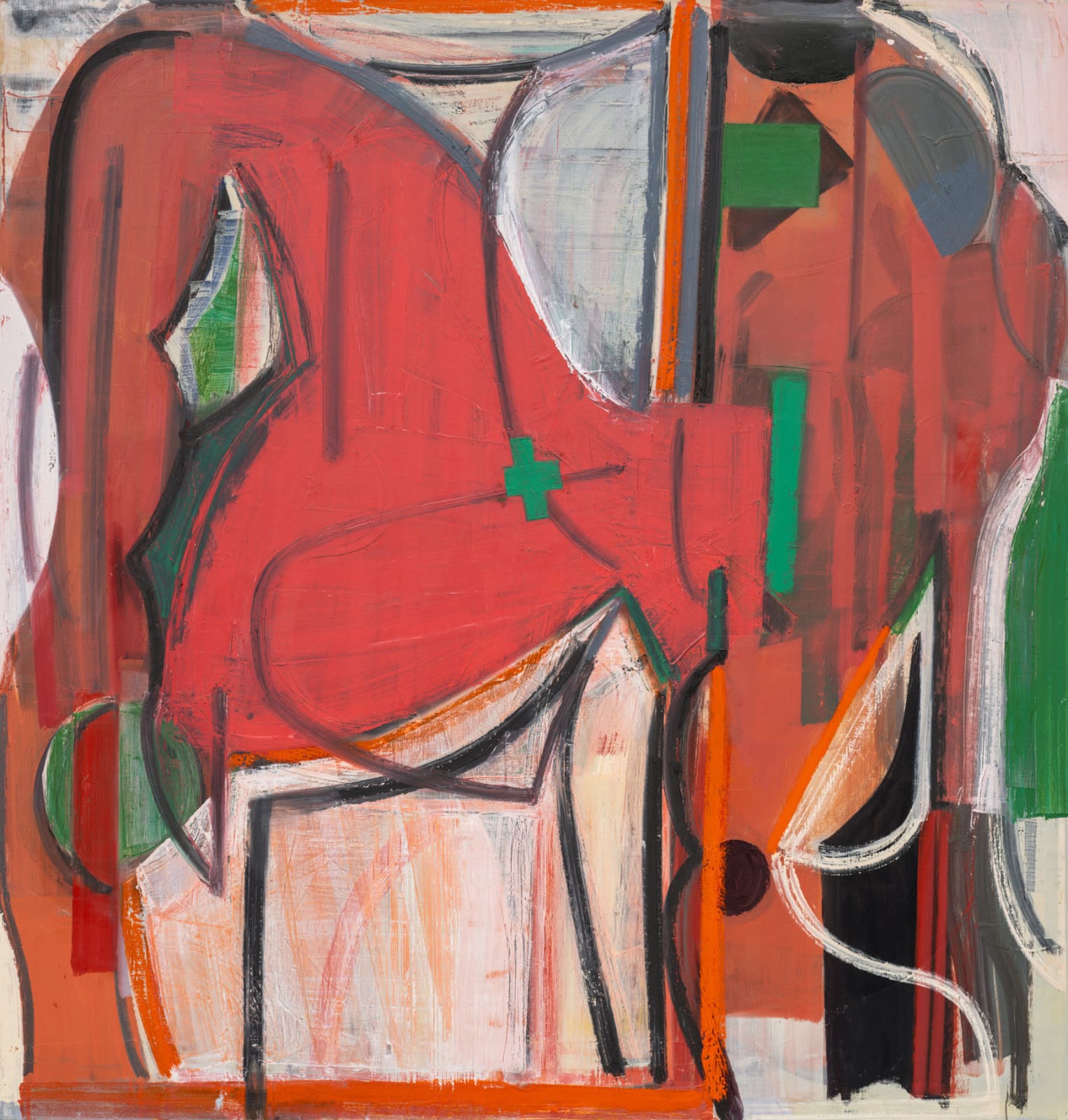 Amy Sillman, Little Elephant, 2023 © Amy Sillman. Photo: David Regen.