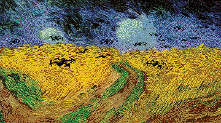 Ai Weiwei, Wheat Field with Crows