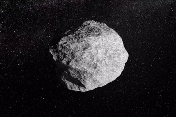 Artist's impression of the asteroid 2024 YR4 (ESA-Science Office)