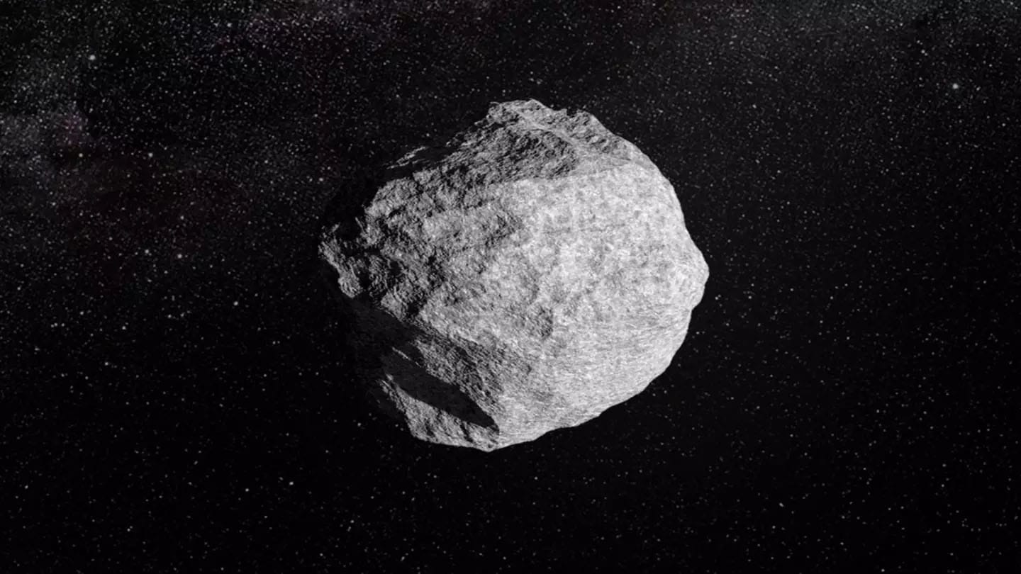 Artist's impression of the asteroid 2024 YR4 (ESA-Science Office)