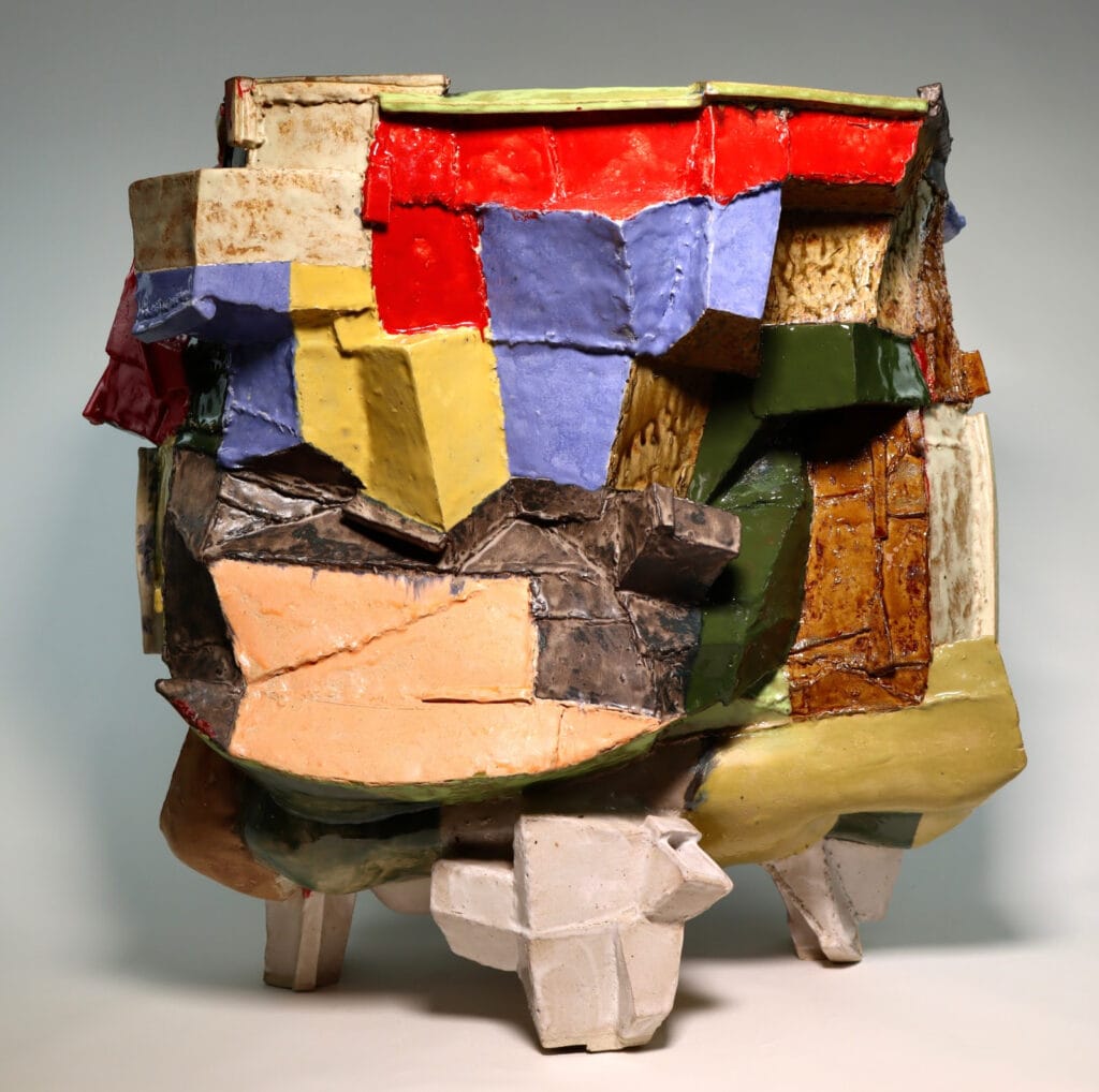 John Gill, Untitled, 2023, Ceramic, 28" x 27" x 21" (71 x 68.5 x 53.5 cm), (JG.25063)