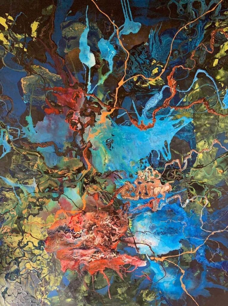 BBG Untitled, 2024 94-024, acrylic on canvas, 180 x 150 cm