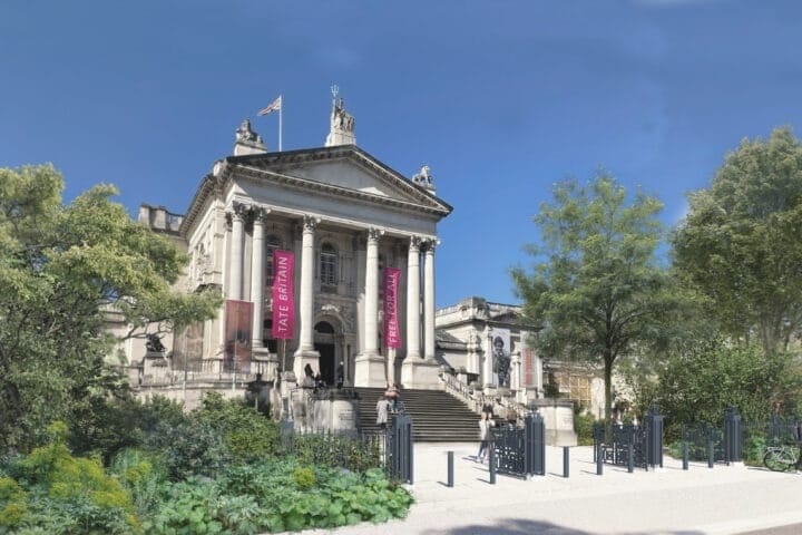 Proiecte pentru Grădina Clore de la Tate Britain. Pentru imagine, mulțumim Tom Stuart-Smith Studio