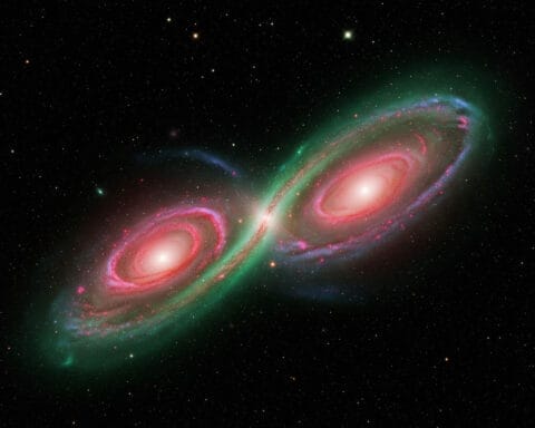 La Galaxie de l'Infini : Une collision cosmique qui forge une nouvelle compréhension de la genèse des trous noirs