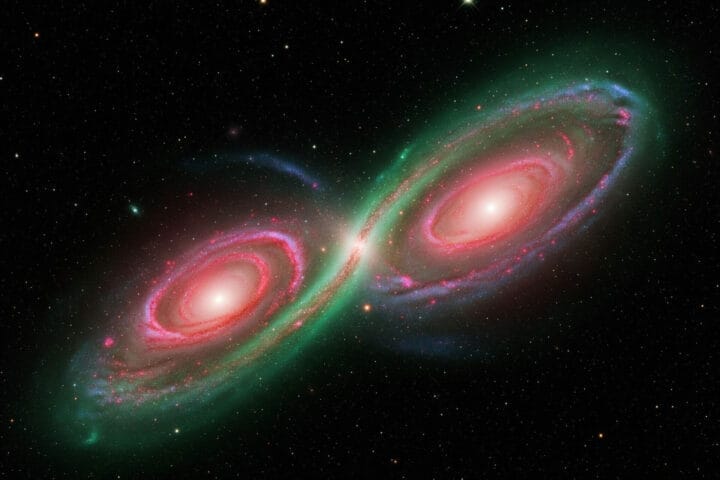 La Galaxie de l'Infini : Une collision cosmique qui forge une nouvelle compréhension de la genèse des trous noirs